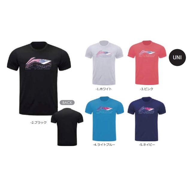 LI-NING リーニン バドミントン ウェア UNI トレーニングTシャツ