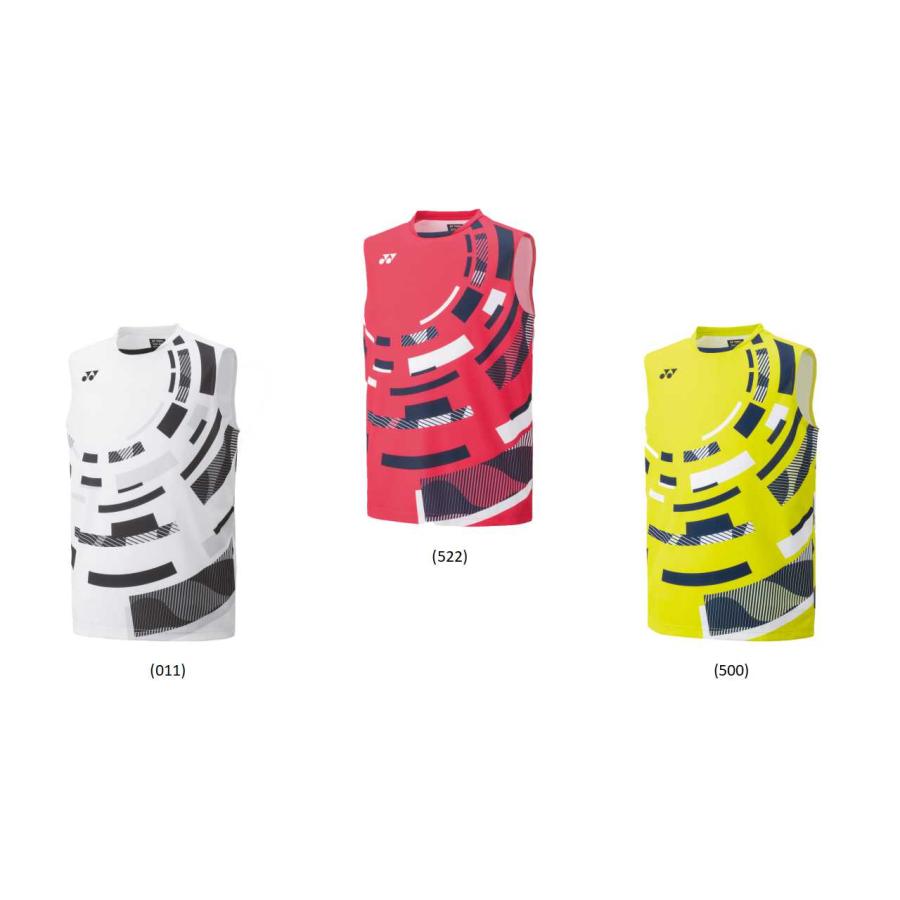 【ヨネックス】25年モデルゲームシャツ（ノースリーブ）　L 販売数量限定品 ヨネックス】25年モデルゲームシャツ（ノースリーブ） L 販売