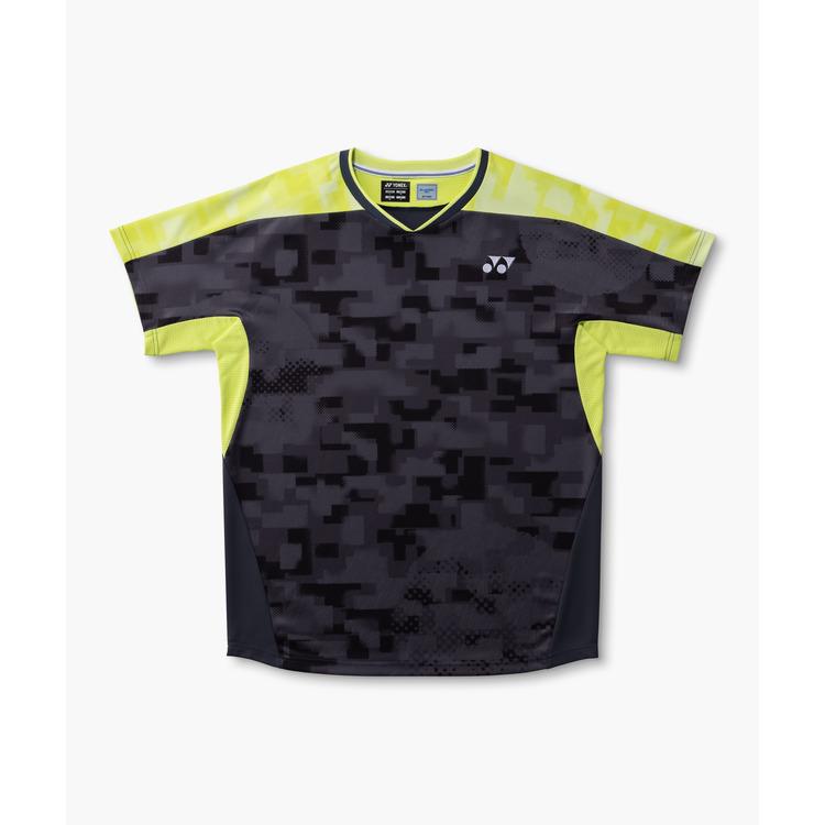 美品 YONEX バドミントン日本代表モデル 10349 ゲームシャツ M 黒