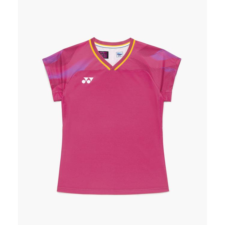 YONEX バドミントンウェア　日本代表モデル　レディースO 美品 YONEX（ヨネックス） バドミントン ウェア YONEX WOMEN ゲームシャツ