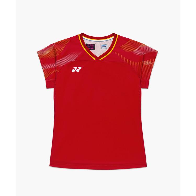 ヨネックスYONEX バドミントン中国代表モデルゲームウェア　上下セット新品　L YONEX（ヨネックス） バドミントン ウェア YONEX WOMEN ゲームシャツ