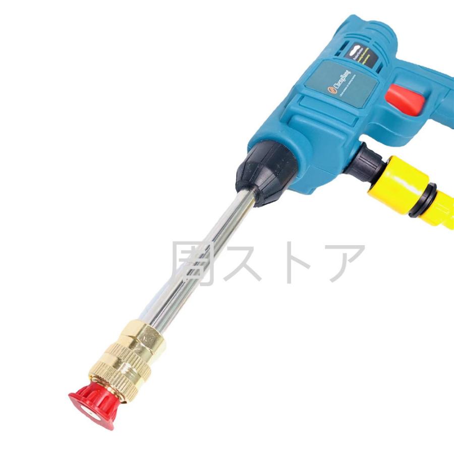 高圧洗浄機 コードレス 充電式 洗車機 マキタ 18Vバッテリー適用 強力噴射 吐出圧力3.6MPa 軽量 愛車 外壁などを清浄 家庭用【本体のみ】日本語説明書|shuu-store|11