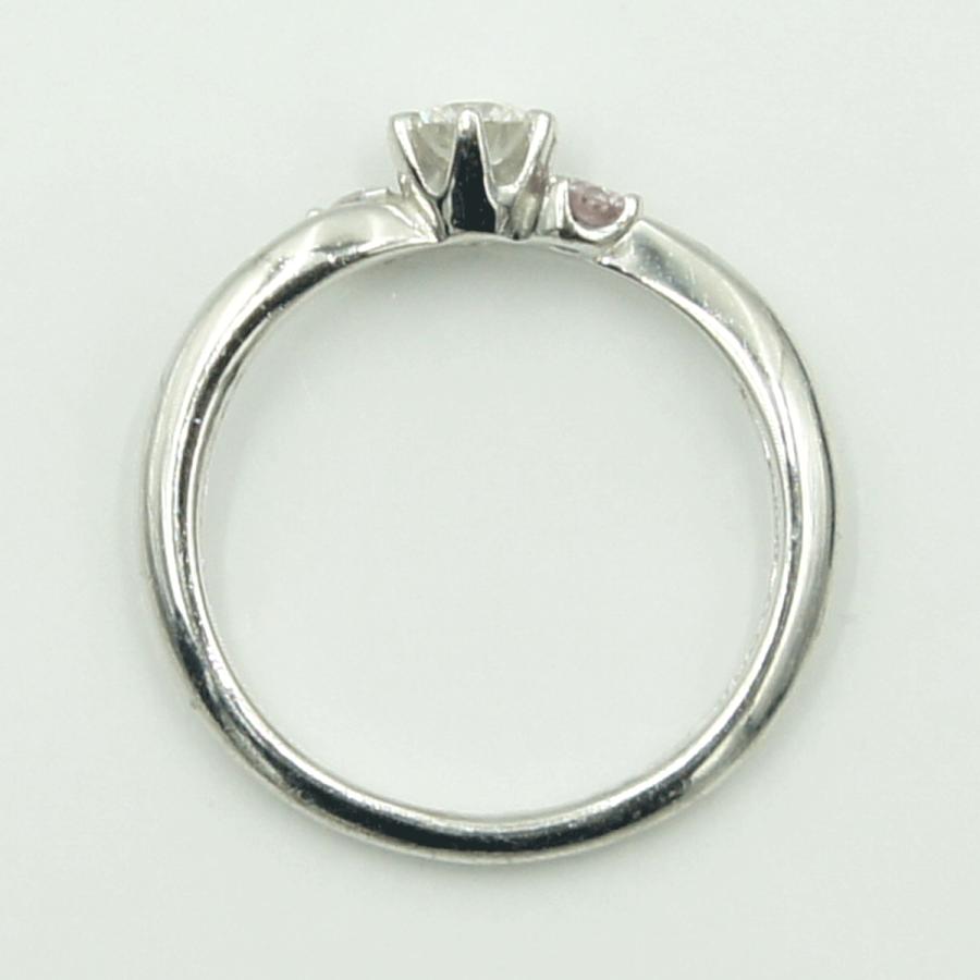 Pt1000ダイヤモンドリング D0.228ct P0.08ct リングサイズ10号 重量 