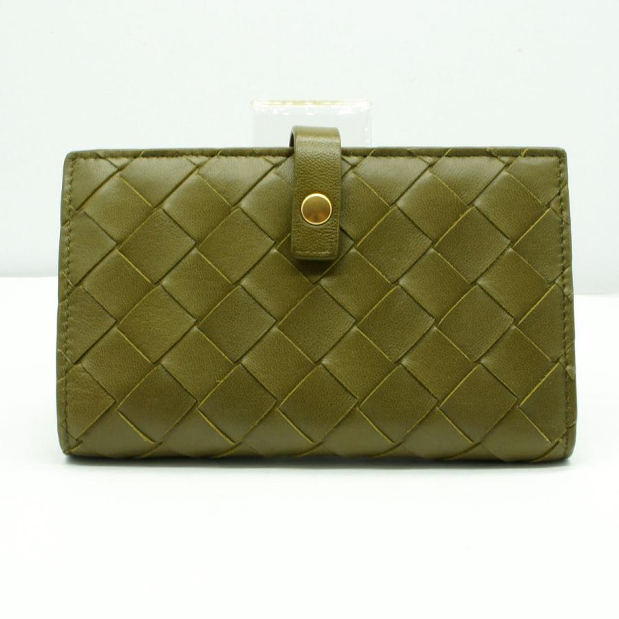 ボッテガヴェネタ（BOTTEGA VENETA）イントレチャート二つ折り財布 