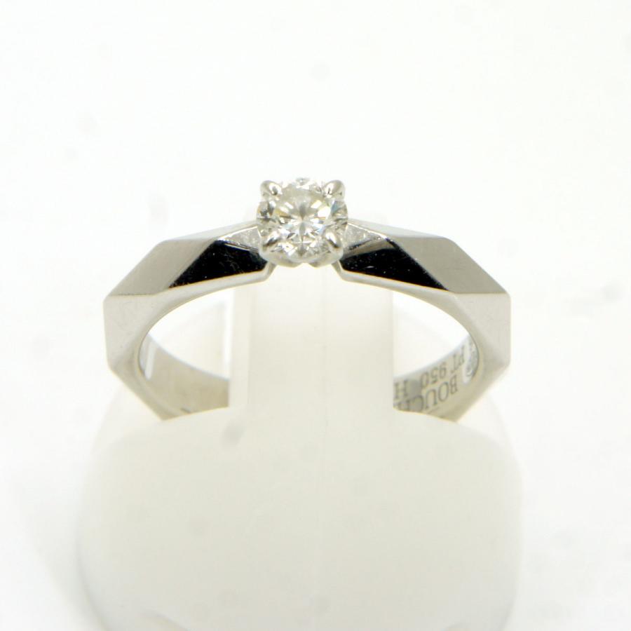 BOUCHERON ブシュロン(BOUCHERON) Pt950ファセット ソリテール BOUCHERON ブシュロン(BOUCHERON) Pt950ファセット ソリテール