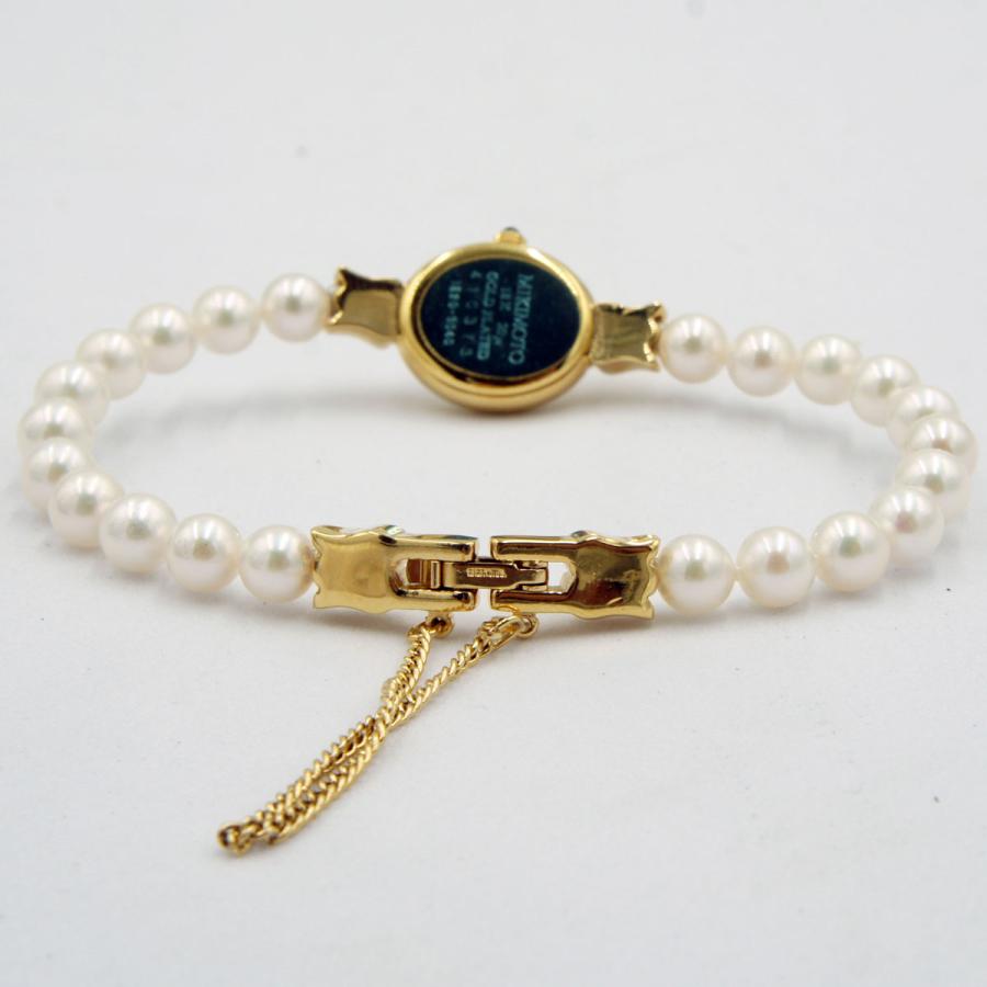 ミキモト（MIKIMOTO）パール 5.6-5.9mm ブレスレットウォッチ 1E20  