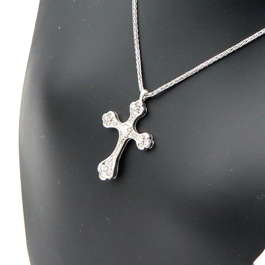 楽天市場】ダイヤ クロス ネックレス 中古の通販 K18WGダイヤモンド 