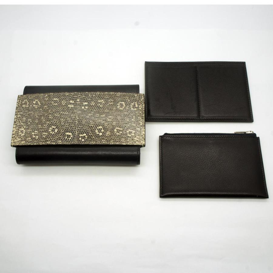 HERMES エルメス(HERMES)パッサン コンパクト リザード/ブルー HERMES エルメス(HERMES)パッサン コンパクト リザード/ブルー