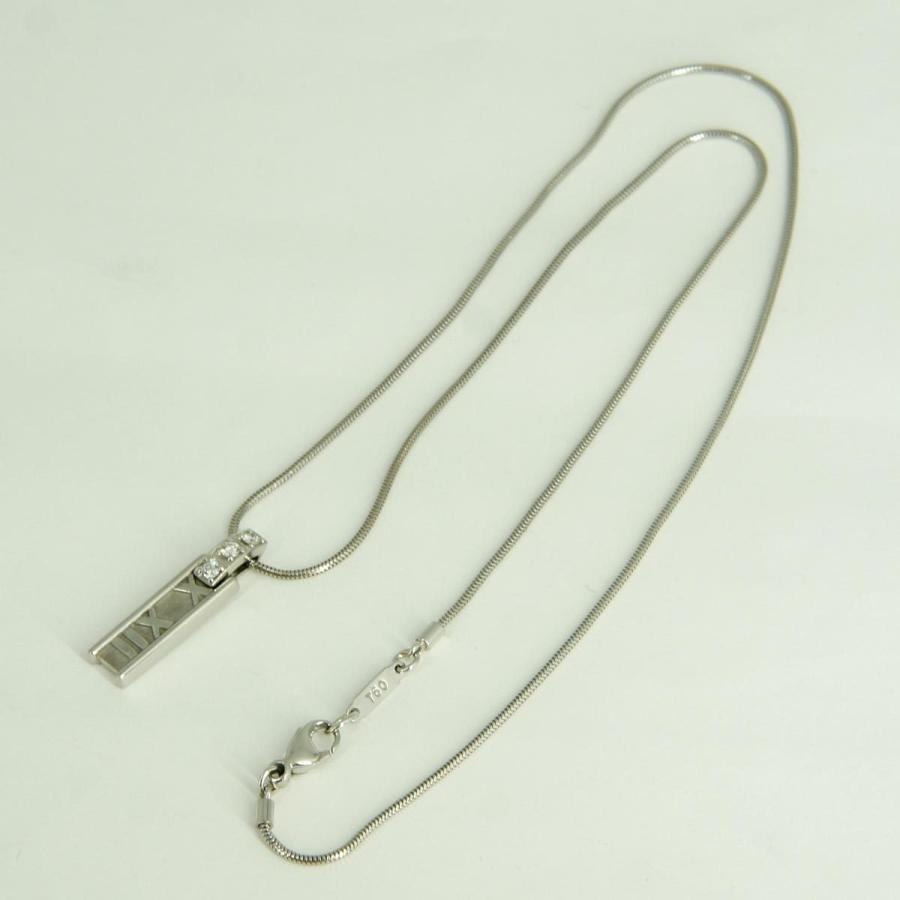 ティファニー Tiffany アトラスバーペンダント750ネックレス3pダイヤモンド 中古 Tfnc 1 秀和堂 通販 Yahoo ショッピング