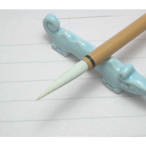 書道筆 中筆 双竜(羊毛) - 伝統工芸士作 【大阪 朱陽堂謹製】 : 筆匠