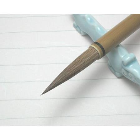 書道筆 太筆 求道心(天尾毛) 【大阪 朱陽堂謹製】 - 伝統工芸士作 : 筆