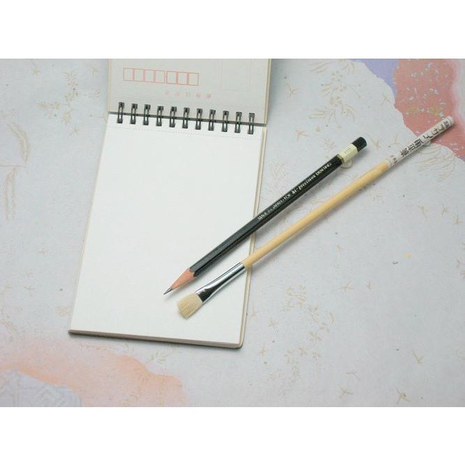 デザイン・日本画用筆 ・ 平筆／デザイン筆 2号 【大阪 朱陽堂