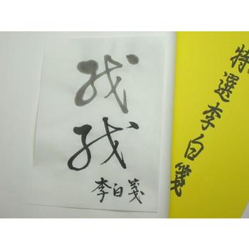 画仙紙 半切紙/条幅紙 李白箋10枚パック : 筆匠 朱陽堂 - 通販 - Yahoo