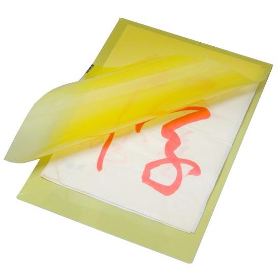 半紙ファイル／クリアーホルダー(黄色) : 筆匠 朱陽堂 - 通販 - Yahoo