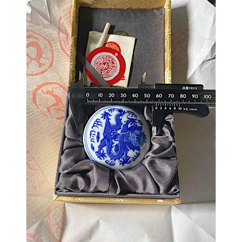 印泥 美麗 / 青花美麗〓砂印泥 十五克装 1/2・15g 上海西冷印社有限