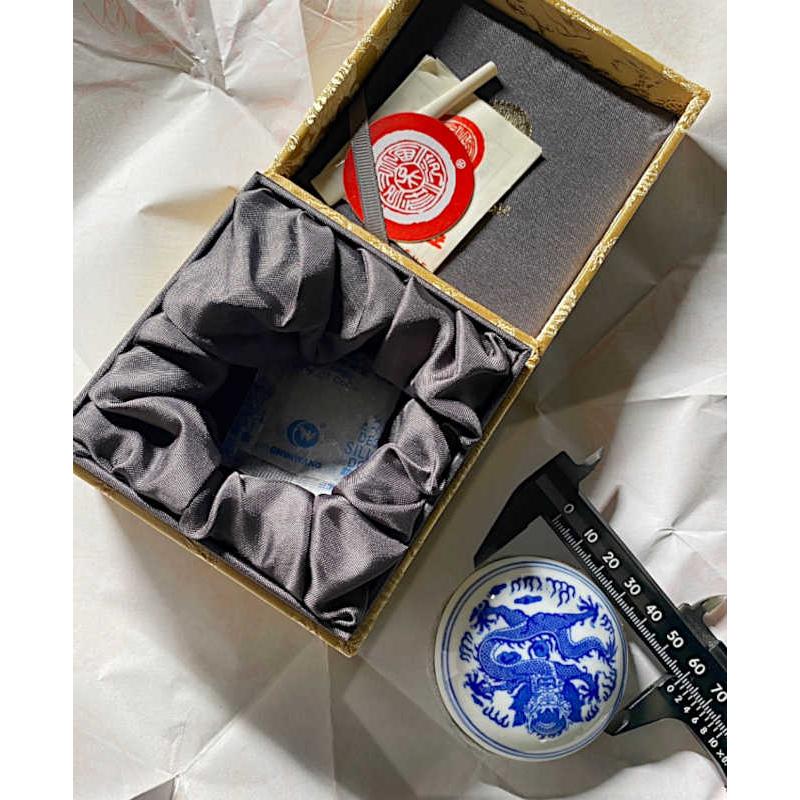 印泥 美麗 / 青花美麗〓砂印泥 十五克装 1/2・15g 上海西冷印社有限