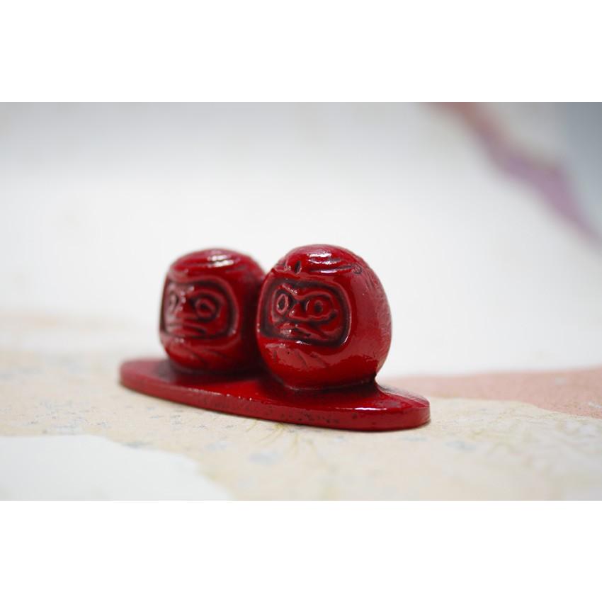 文鎮 / ペーパーウェイト 夫婦だるま 【伝統工芸品南部鉄器】 : 筆匠