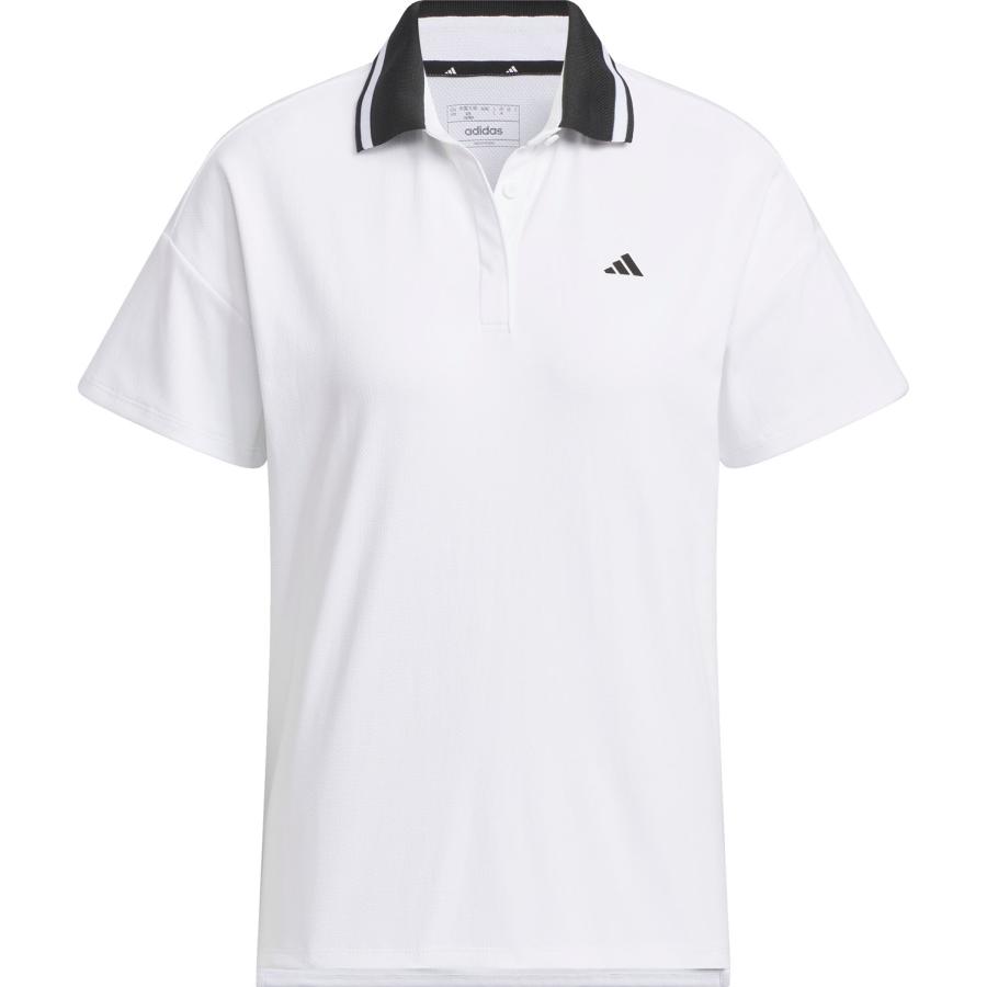 アディダス セットアップ【新品M】半袖ポロシャツ×タイトスカート 黒白 adidas アディダス レディース 半袖 Tシャツ ワンポイントロゴ