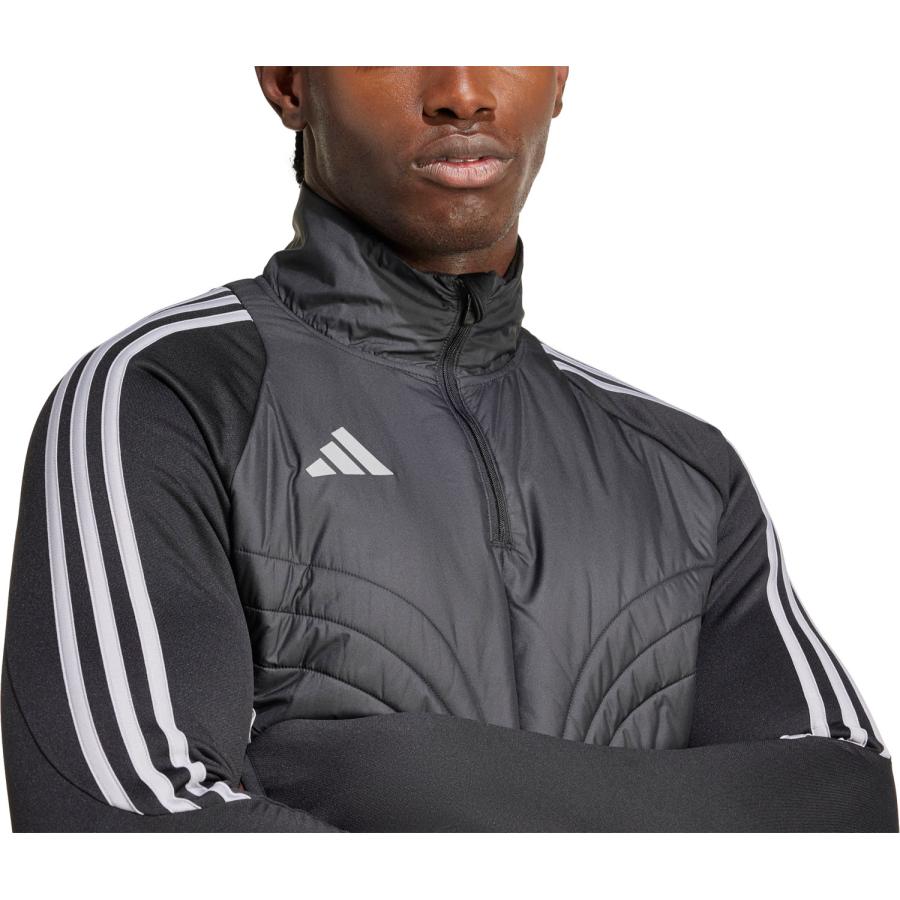  ティロ24 黒/グレー　セットアップ adidas（アディダス） ティロ 24 ウィンタライズドトップ JTQ63