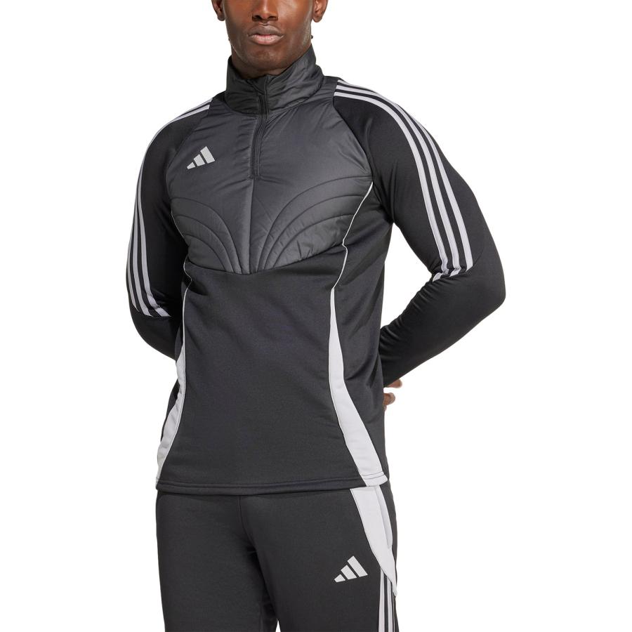  ティロ24 黒/グレー　セットアップ adidas（アディダス） ティロ 24 ウィンタライズドトップ JTQ63