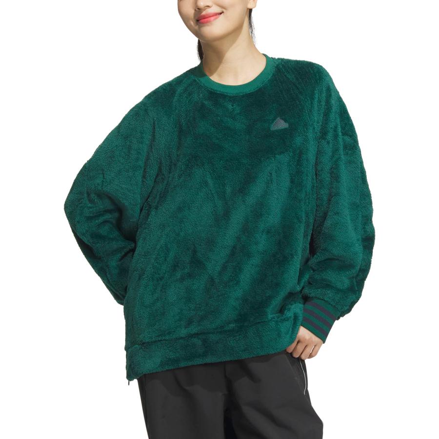 adidas（アディダス） adidas W BYD3 シャギーボア クルースウェット