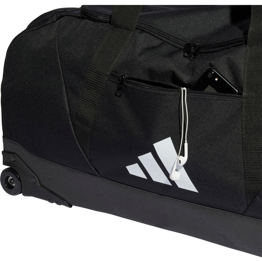 adidas（アディダス） サッカー・フットサル バッグ ティロ リーグ トロリー チームバッグ（大） 【ブラック/ホワイト】 MKB56 HS9756 ボストンバッグ トラベル パッキング 旅行 遠征 ジム スポーツバッグ メンズ・レディース 男性用・女性用 黒 白 20Q2 {SK} adidas（アディダス） ティロ リーグ トロリー チームバッグ 大 大容量