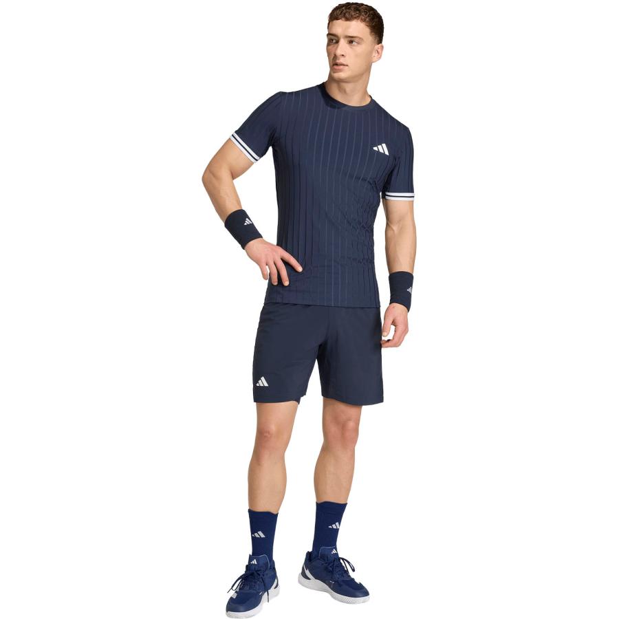 アディダス adidas テニス クライマクール ショーツ\u0026タイツ セット メンズ ショートパンツ レギンス ボトムス レギュラーフィット 部活 クラブ チームの画像