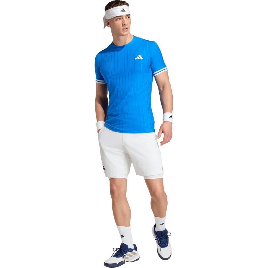 アディダス adidas テニス クライマクール ショーツ\u0026タイツ セット メンズ ショートパンツ レギンス ボトムス レギュラーフィット 部活 クラブ チームの画像