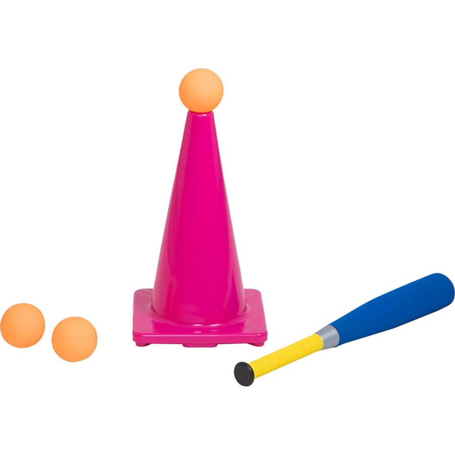 アカバネ AKABANE 幼児用ティーボール入門セットA B-856 幼児 園児 幼稚園 保育園 レクリエーション 三角コーン 持ち運び 練習 屋内 屋外 低反発 バッティングティー  B856 AKABANE アカバネ 幼児用ティーボール入門セットA B-856 幼児 園児