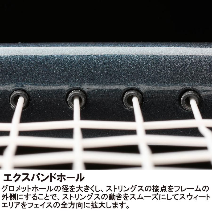 プリンス Prince ツアー 100 305g 硬式 ラケット グレイッシュブルー×ブルー フレームのみ ボックス系フレーム スピード スピン コントロール 練習 試の画像