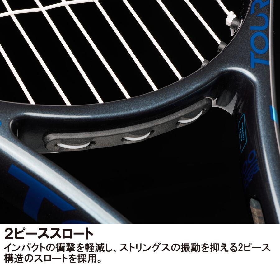 プリンス Prince ツアー 98 硬式 ラケット グレイッシュブルー×ターコイズ フレームのみ ボックス系フレーム スピード コントロール 攻撃型 練習 試合の画像
