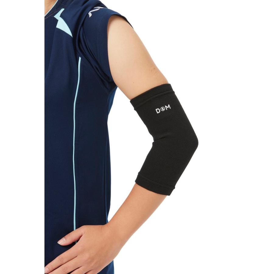 パットレス エルボー サポーター ブラック フリー バレーボール ひじ