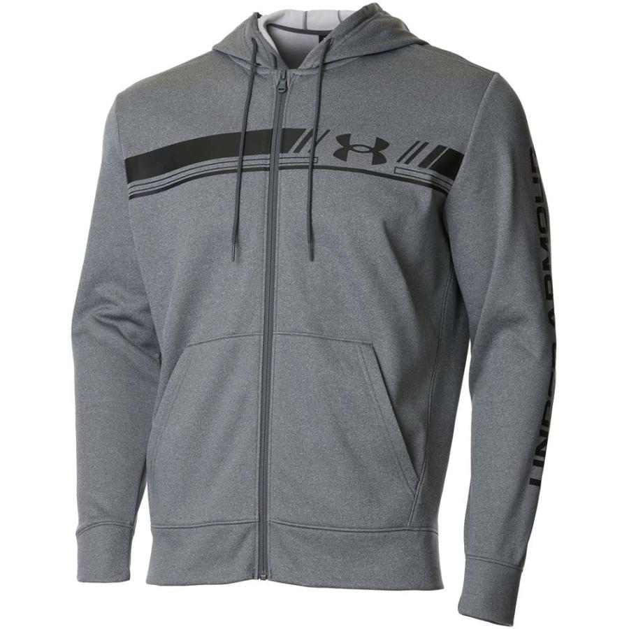 UNDER ARMOUR アンダーアーマー アウトレット UAアーマーフリース バーロゴ フルジップ フ―ディー メン DOM1375509012SPORTS HEROZ 通販