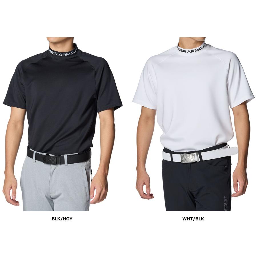 UNDER ARMOUR アンダーアーマー ワードマーク ショートスリーブ モックネック シャツ Wordmark SS Mock Shirt ...