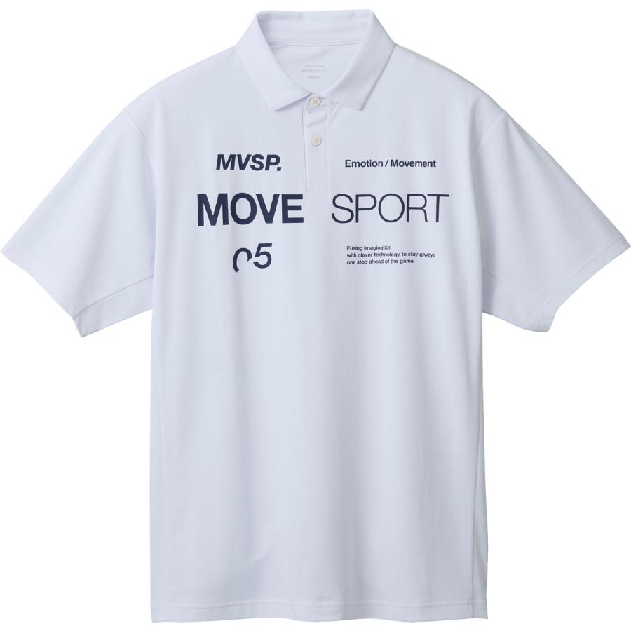 ムーブスポーツ　MOVESPORT SUNSCREEN ミニ鹿の子 オーセンティックロゴ ポロシャツ DMMXJA71｜shz-yah｜05