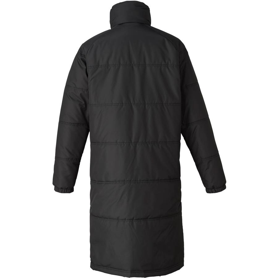 ダンロップ DUNLOP LONG COAT ユニセックス コート アウター ロング丈 ロングコート 防風 撥水 防寒 ジャンパー トレーニング 冬 練習 試合 移動 大会の画像