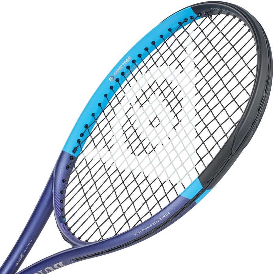 ダンロップ DUNLOP FX 500 硬式テニスラケット フレームのみ バイオレット×ネオンブルー アスリートモデル コントロール パワー スピード 部活 クラブの画像