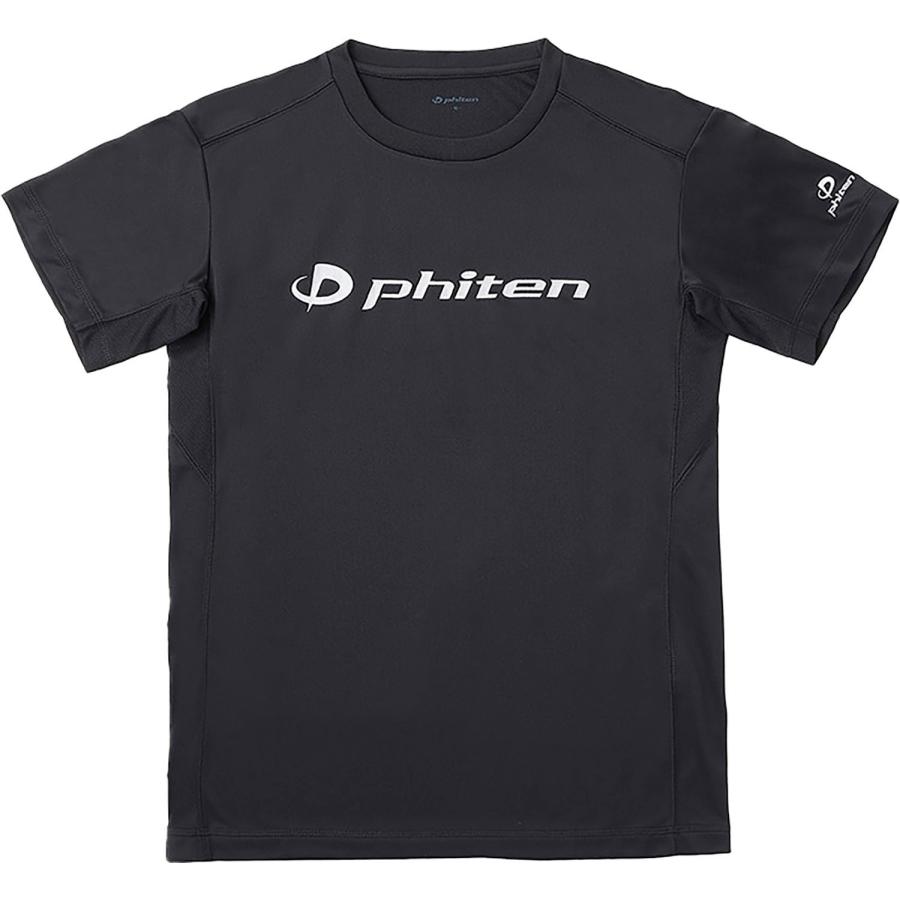 ファイテンTシャツ　Lサイズ　6枚セット　限定品 Phiten（ファイテン） Phiten RAKUシャツ 半袖 ブラック/シルバー 2XO