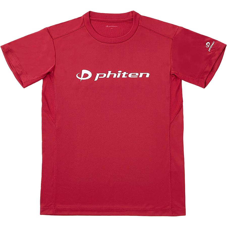 ファイテン　phiten 半袖シャツ 5枚セット　サイズL Phiten（ファイテン） Phiten RAKUシャツ 半袖 エンジ/ホワイト S