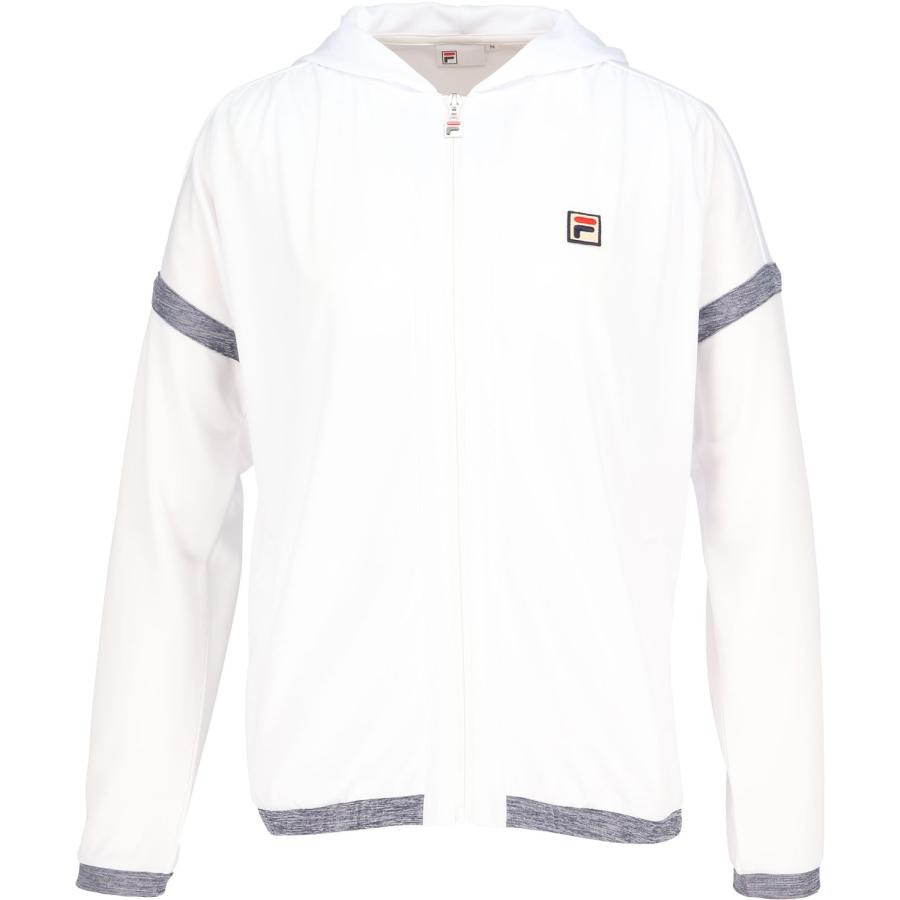 フィラ FILA フルジップパーカー テニスウェア ジャージ アウター 上着 レディース ウィメンズ 吸水速乾 UVカット 紫外線対策 移動着 春夏 部活動 クの画像