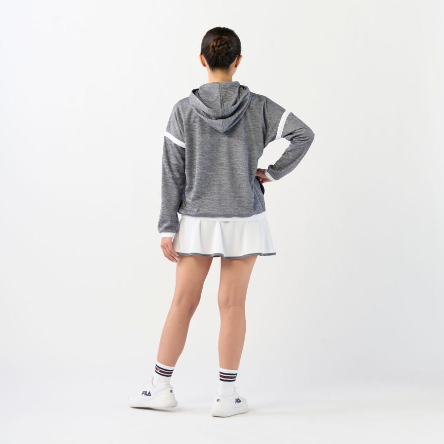 フィラ FILA フルジップパーカー テニスウェア ジャージ アウター 上着 レディース ウィメンズ 吸水速乾 UVカット 紫外線対策 移動着 春夏 部活動 クの画像