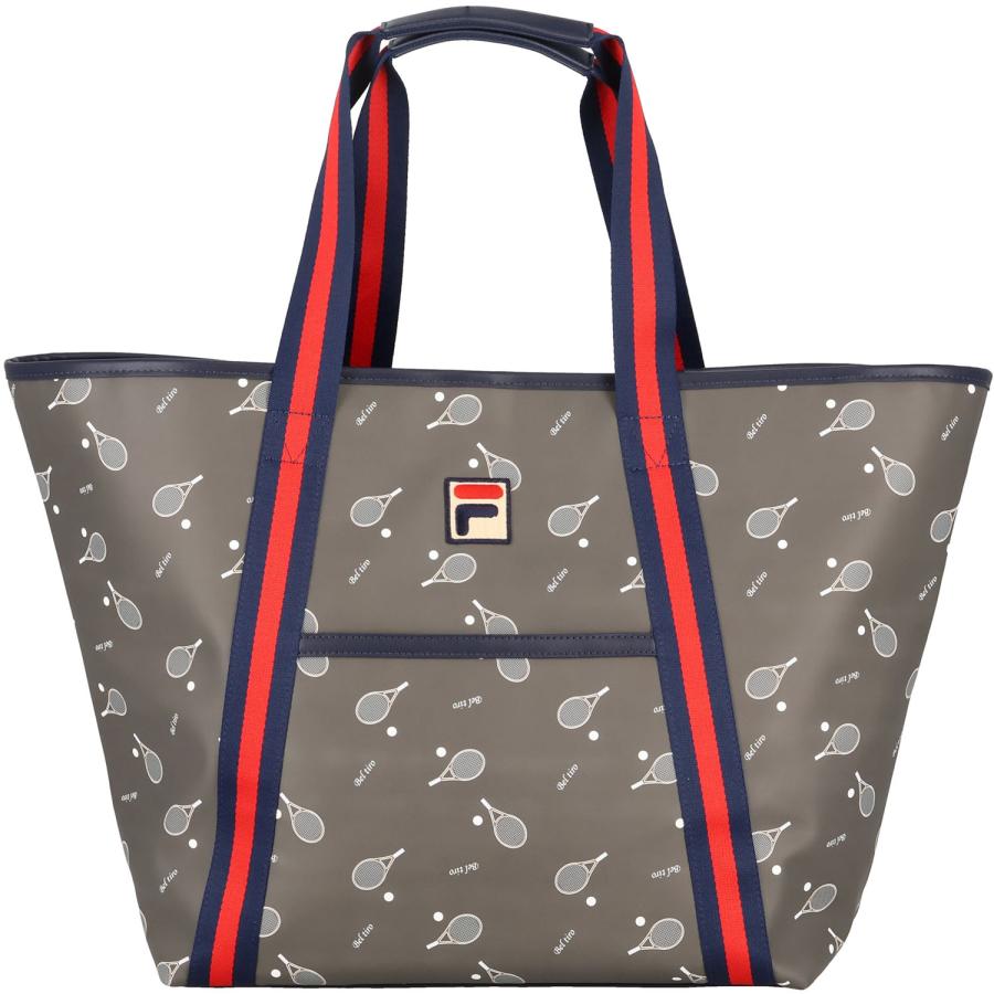 フィラ テニス トートバッグ フィラレッド VL9200 11 FILA（フィラ） トートバッグ レディース テニスラケットプリント 鞄
