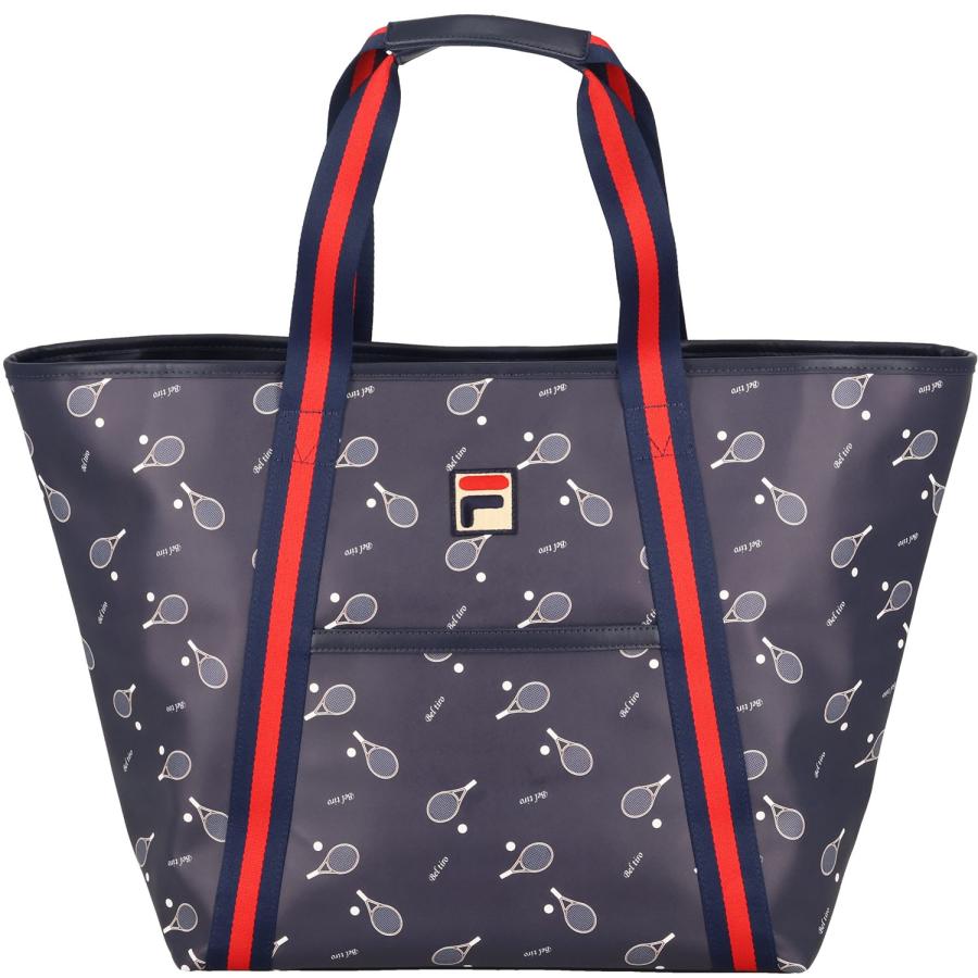 フィラ テニス トートバッグ フィラレッド VL9200 11 FILA（フィラ） トートバッグ レディース テニスラケットプリント 鞄