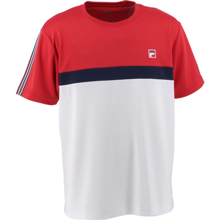 FILA（フィラ） ゲームシャツ メンズ 男性 大人 半袖 Tシャツ トップス