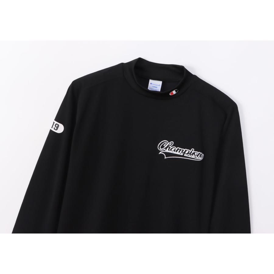 Champion（チャンピオン） モックネックシャツ C3YG401 : SPORTS HEROZ