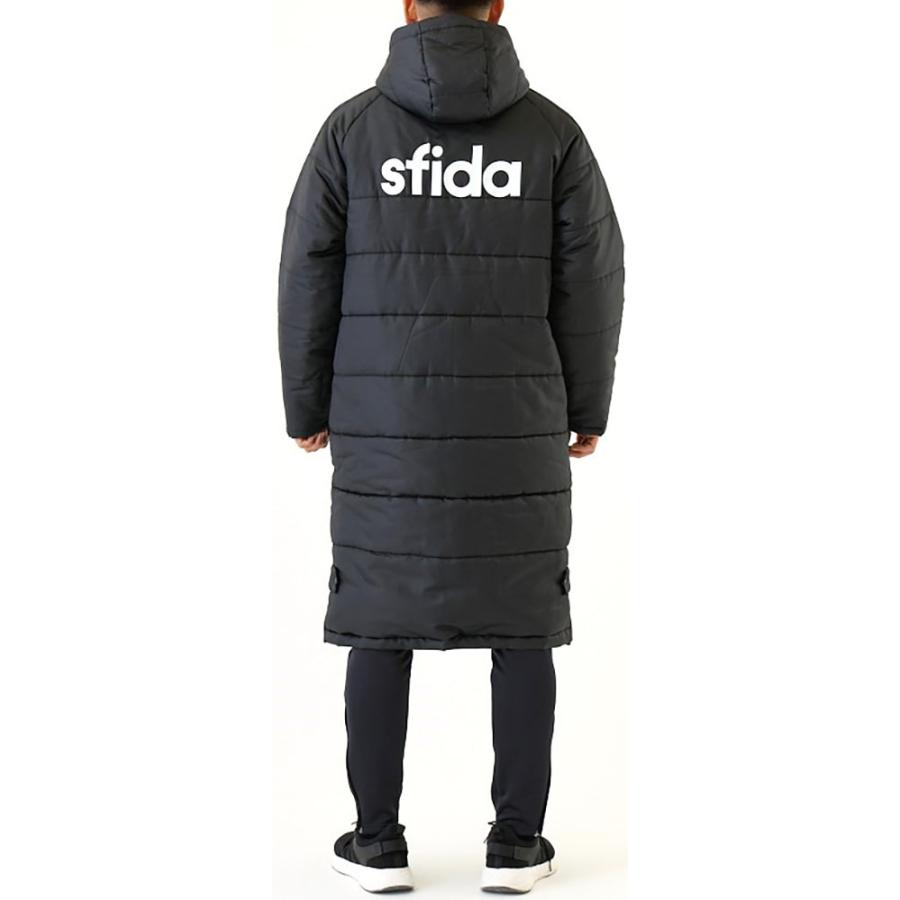 23区✩大きいサイズ✩ラムレザー100%✩ベルテッドコート✩ダブル✩48号 SFIDA（スフィーダ） sfida BP パデッドロングコート LINE フットサル