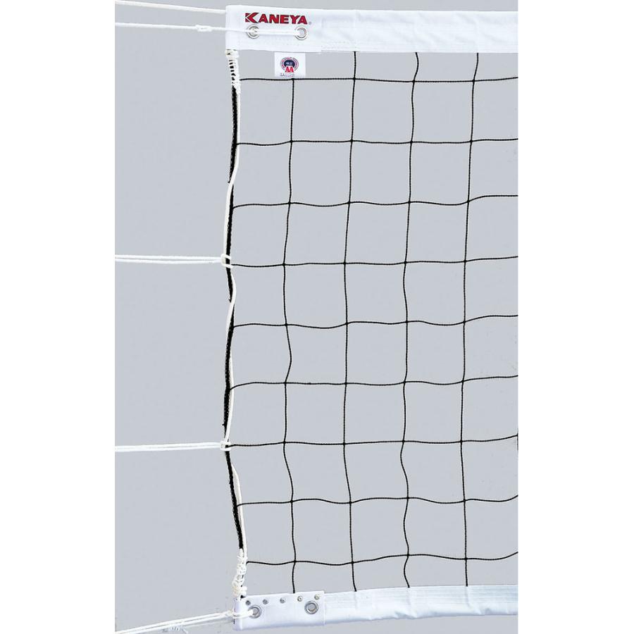カネヤ KANEYA バレーボール  バレーボール ネット 日本バレーボール協会公認品 6人制バレーボールネット上下白帯付 ミドルクラス K-1861TC  K1861TC KANEYA（カネヤ） バレーボール ネット 日本バレーボール協会公認品 6