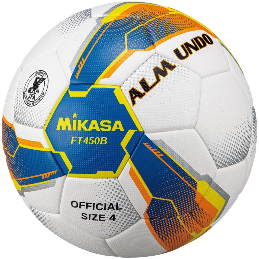 最大79 Offクーポン ミカサ Mikasa サッカー4号貼り 検定球 青 黄 Ft450b Bly Ft450bbly