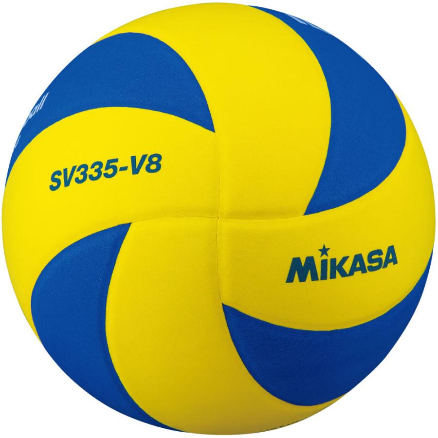 ミカサ3点セットバレーボール イエロー/ブルー MIKASA（ミカサ） スノーバレーボール イエロー×ブルー ジュニア 国際