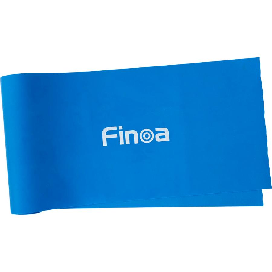Finoa フィノア シェイプバンド 帯状 アスリート ブルー トレーニングチューブ フィットネスチューブ トレーニングバンド フィットネス ...